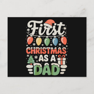 Erstes Weihnachten als Papa Neuer Daddy Xmas Licht