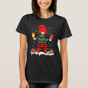 Erstes Weihnachten als Papa Vater Gartenzwerg Xma T-Shirt