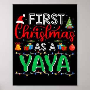 Erstes Weihnachten als Yaya Familie passende neue Poster
