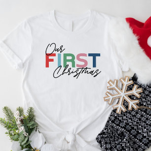 Erstes Weihnachten Damen Weiß T-Shirt
