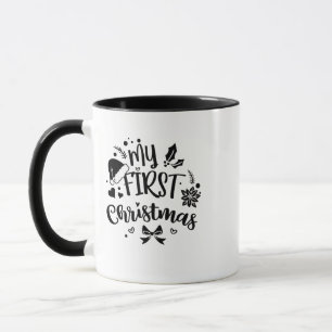 Erstes Weihnachten der Babys passende Familie Tasse