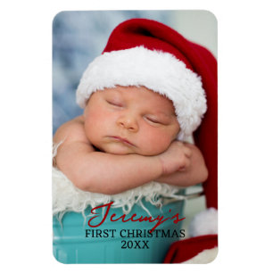 Erstes Weihnachten des Babys 4x6 Foto Kühlschrank Magnet