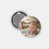 Erstes Weihnachten des Babys Magnet (Vorderseite/Rückseite)