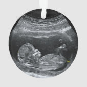 Erstes Weihnachten des Babys Ornament (Rückseite)