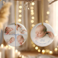 Erstes Weihnachten des Babys Personalisiert 5 Foto