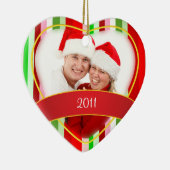 Erstes Weihnachten/Foto Keramikornament (Rechts)