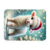 Erstes Weihnachten für das Lämmchen Magnet (Horizontal)