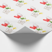 Erstes Weihnachten Geschenkpapier (Ecke)