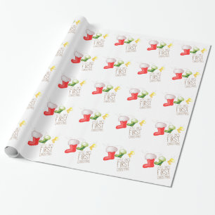 Erstes Weihnachten Geschenkpapier