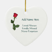 Erstes Weihnachten im Himmel Keramik Ornament (Hinten)