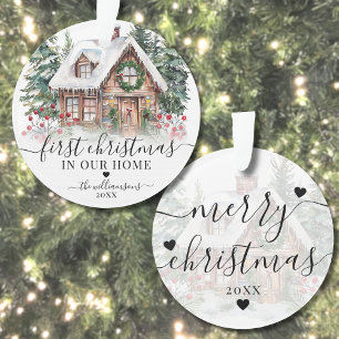 Erstes Weihnachten im neuen Zuhause Ornament