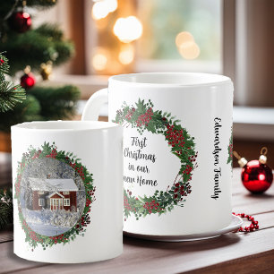 Erstes Weihnachten in unserem neuen Zuhause Foto F Kaffeetasse