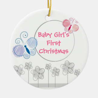 Erstes Weihnachten Keramik Ornament