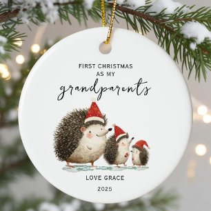 Erstes Weihnachten meines Babys als meine Großelte Keramik Ornament