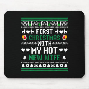 Erstes Weihnachten mit meiner heißen neuen Frau Lu Mousepad