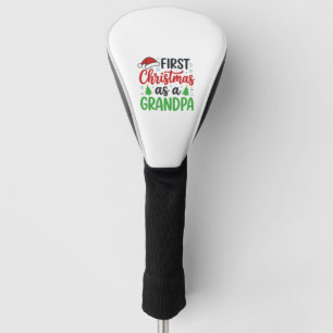 Erstes Weihnachten Opa Santa Hut Golf Headcover