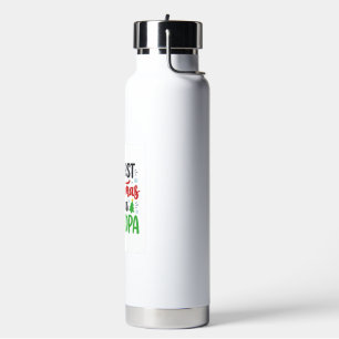 Erstes Weihnachten Opa Santa Hut Trinkflasche