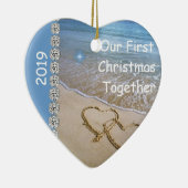 Erstes Weihnachten SETZEN ZUSAMMEN 2019 Keramik Ornament (Rechts)