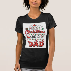 Erstes Weihnachten Vatertagsurlaub T-Shirt
