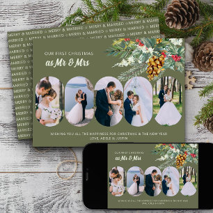 Erstes Weihnachten Verheiratet 5 Foto Stechpalme u