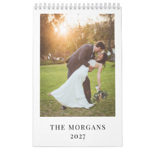 Erstes Weihnachten Verheiratet Hochzeitsfoto-Gesch Kalender