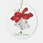 Erstes Weihnachten verzieren zusammen Keramik Ornament (Links)