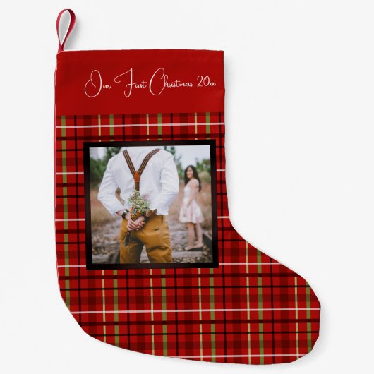 Erstes Weihnachts-Foto, Kleiner Weihnachtsstrumpf (Vorderseite)