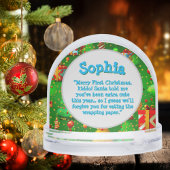 Erstes Weihnachts-Foto Snow Globe Schneekugeln