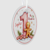 Erstes Weihnachtsbaum Schmuckstück  Ornament (Vorderseite)