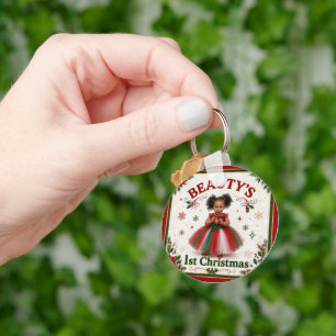 ERSTES WEIHNACHTSFEST DES BABYS SCHLÜSSELANHÄNGER
