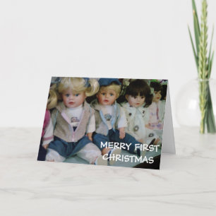 "ERSTES WEIHNACHTSFEST DES BABYS" von LOTS OF BABY Feiertagskarte