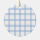 Erstes Weihnachtsgeschenk für Babyjungen in Form e Keramik Ornament (Hinten)