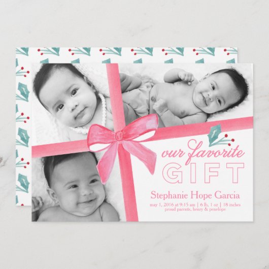 Erstes Weihnachtsgeschenk | Weihnachten (Vorne/Hinten)