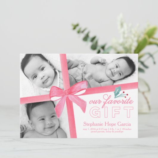 Erstes Weihnachtsgeschenk | Weihnachten (Stehend Vorderseite)