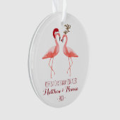 Erstes Weihnachtsverlobte oder verheiratete Ornament (Vorderseite)