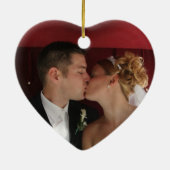 Erstes Weihnachtszusammen Keramik Ornament (Hinten)