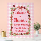 Erstes Willkommensschild Berry Acrylschild (Hochzeit)