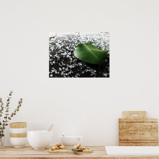 Erstes Winterwetter Poster (Küche)