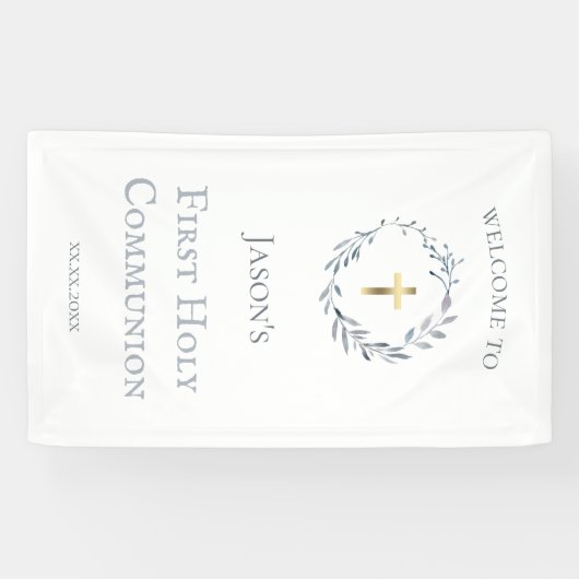 erstes Zeichen der Heiligen Kommune Banner (Horizontal)