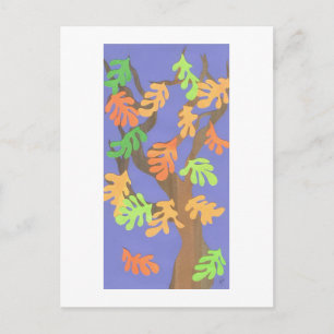 erstes Zeichen des Herbstes Postkarte