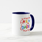 Erstfarben New Daddy Tshirts und Geschenke Tasse (VorderseiteRechts)