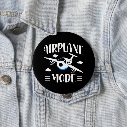 Erstflug - Flug mit oder ohne Kinder - Flugzeugmod Button (Beispiel)