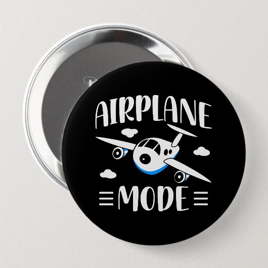 Erstflug - Flug mit oder ohne Kinder - Flugzeugmod Button (Vorne & Hinten)