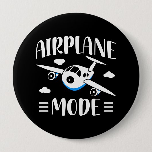 Erstflug - Flug mit oder ohne Kinder - Flugzeugmod Button (Vorderseite)