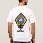 Erstflug-letzter Flug T-Shirt (Rückseite)