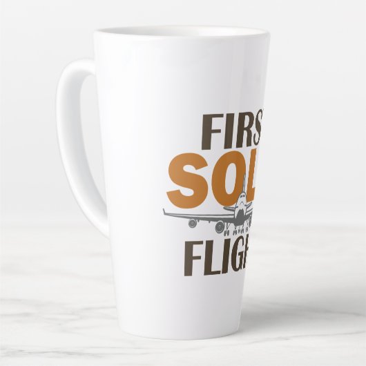 Erstflug mit Solo Milchtasse (Linke Ecke)