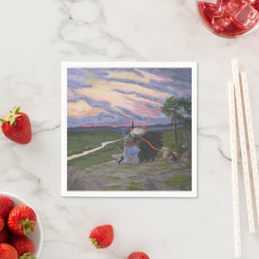 "Erstflug!" Serviette (Beispiel)