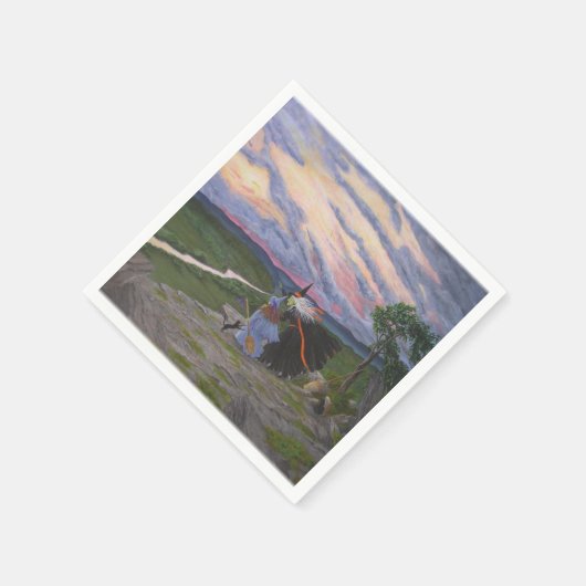 "Erstflug!" Serviette (Ecke)