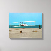 Erstflug von Wright Brothers Leinwanddruck (Vorderseite)