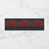 Erstgeborene der Toten Wasserflaschenetikett (Einzelnes Label)